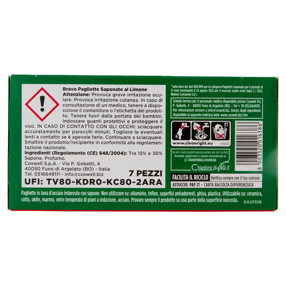 [Immagino] Parte posteriore planogramma