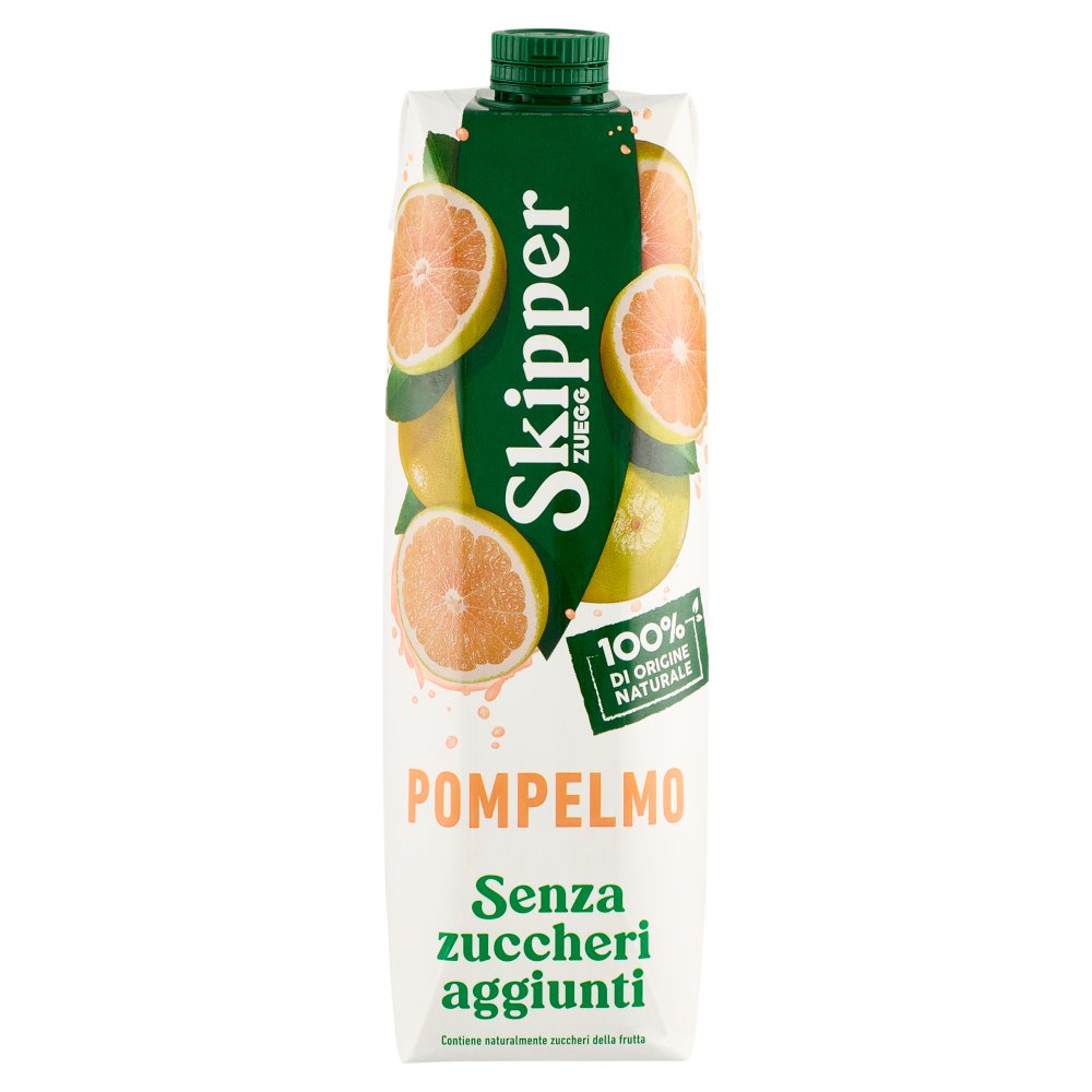 Zuegg Skipper Succo Pompelmo senza Zuccheri Aggiunti Lt.1