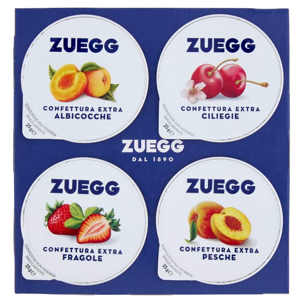 Zuegg Confetture Assortire I Frutteti di Oswald Gr.25 X 4