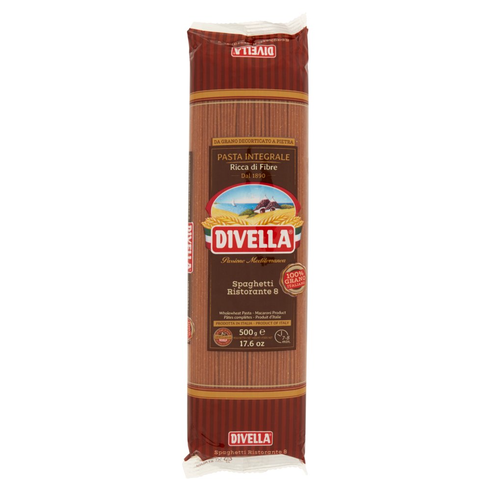 Divella Spaghetti Integrali Ristorante N.8 Gr.500