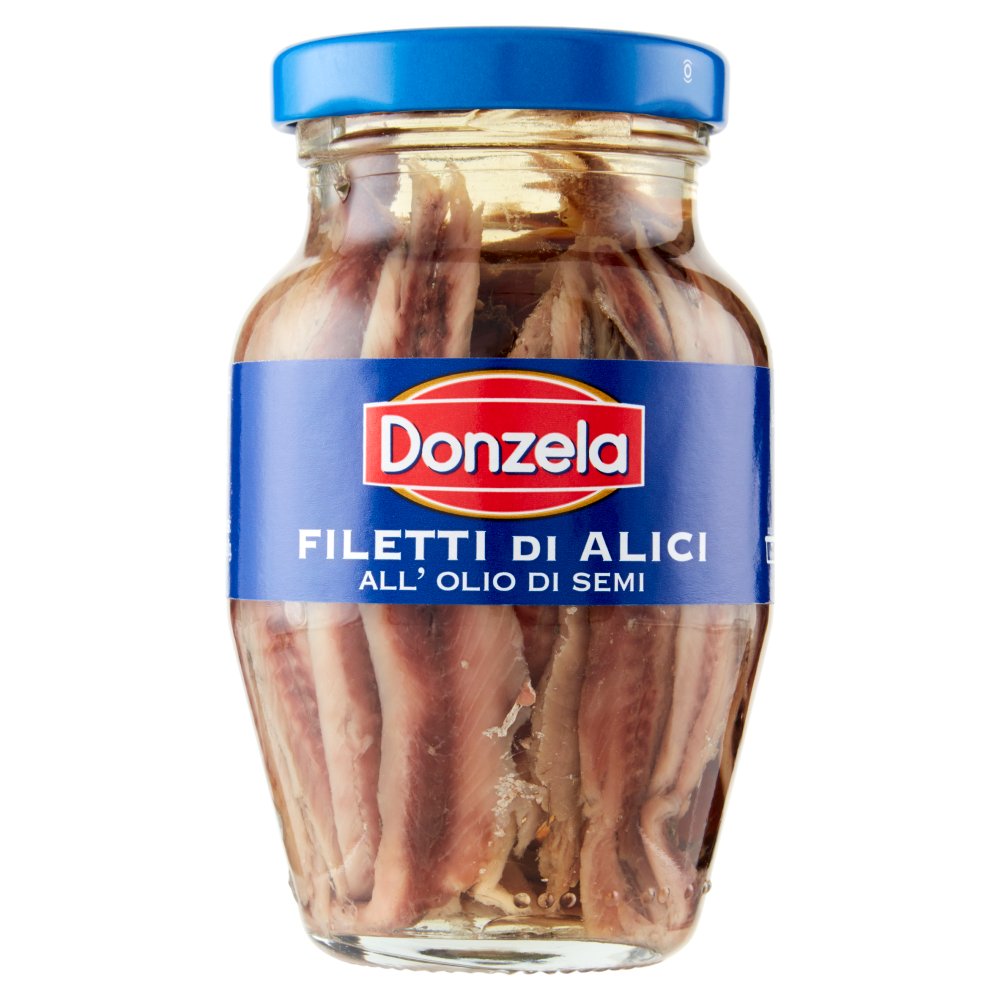 Donzela Filetti di Alici all'Olio di Semi Gr.160