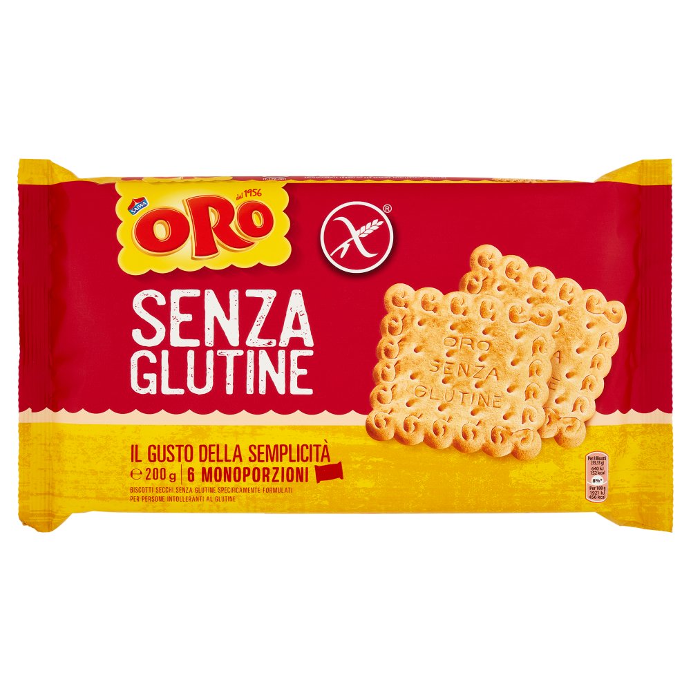 Oro Saiwa Biscotti Secchi Senza Glutine Gr.200