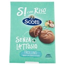 Scotti Frollino al Cacao Ripieno di Crema alla Nocciola senza Lattosio Gr.200