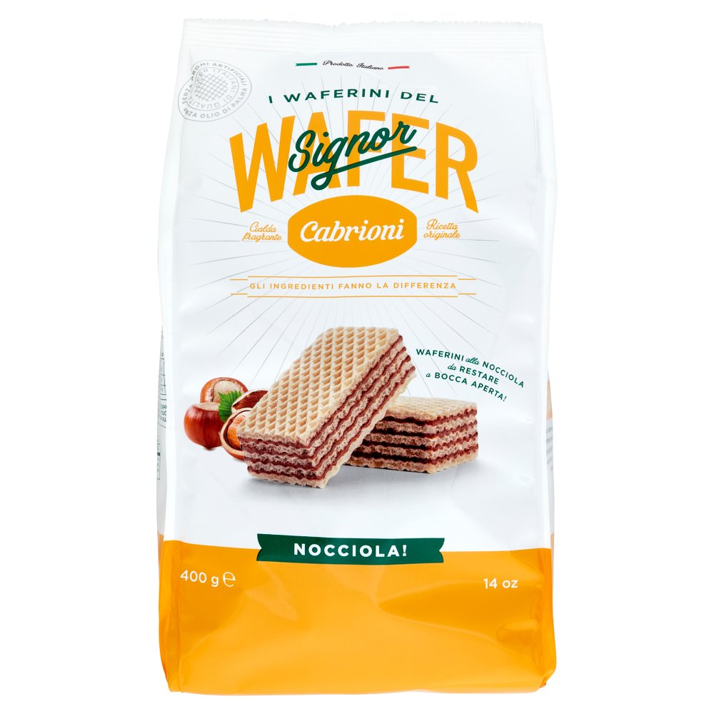 Cabrioni i Waferini del Signor Cabrioni Wafer Nocciola Gr.400