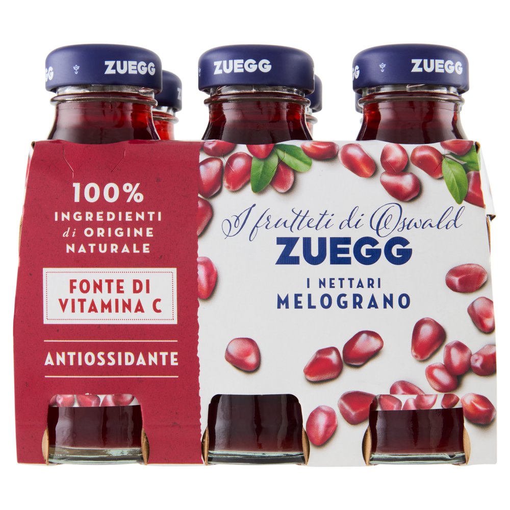 Zuegg Nettare di Melograno Italiano I Frutteti di Oswald Ml.125 X 6