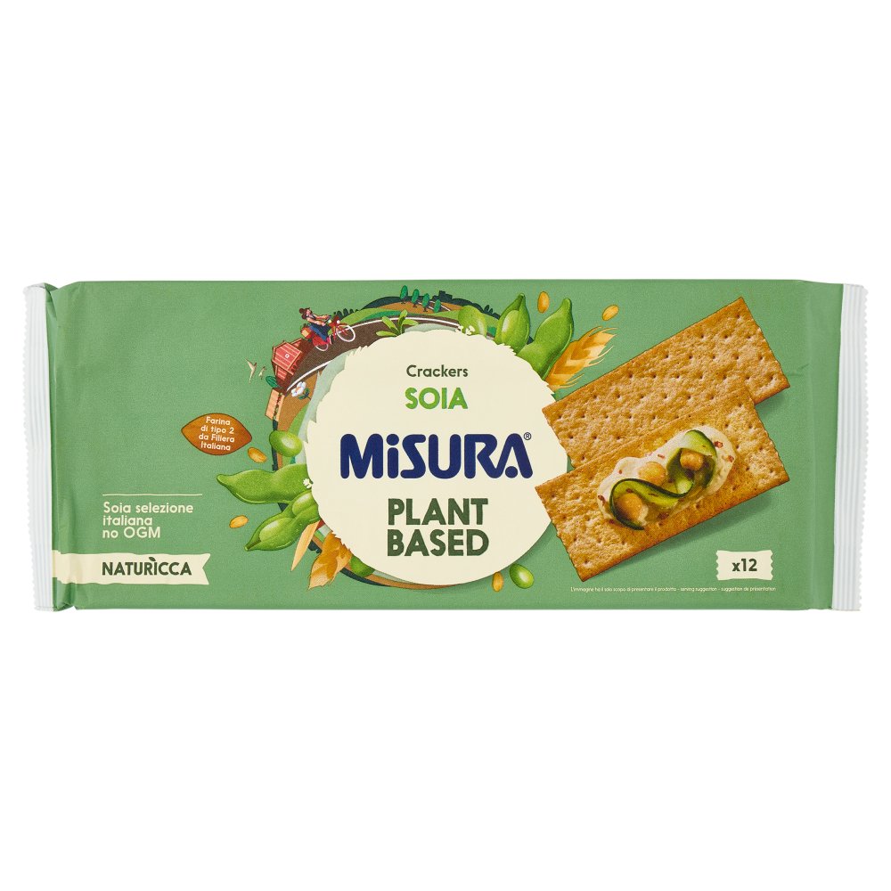 Misura Protein Crackers con Soia Gr.400