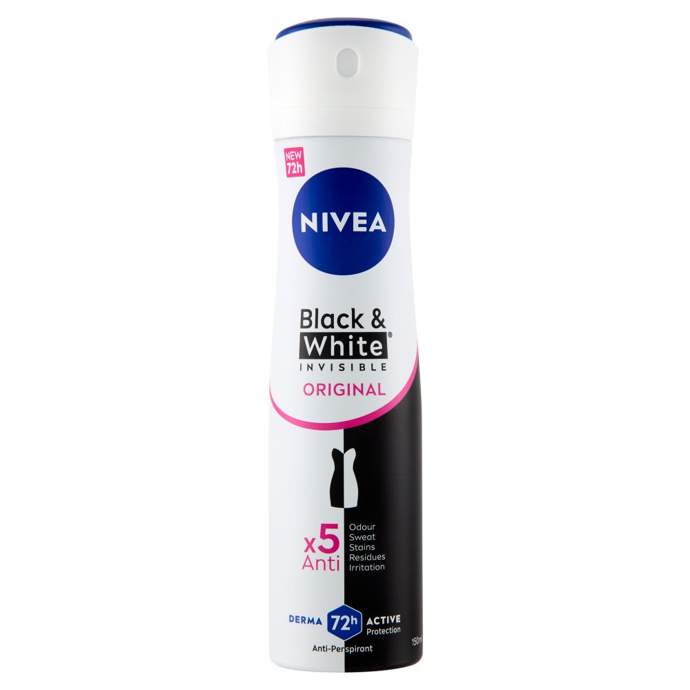 NIVEA DEO ML.150 BLACK&WHITE  SPRAY