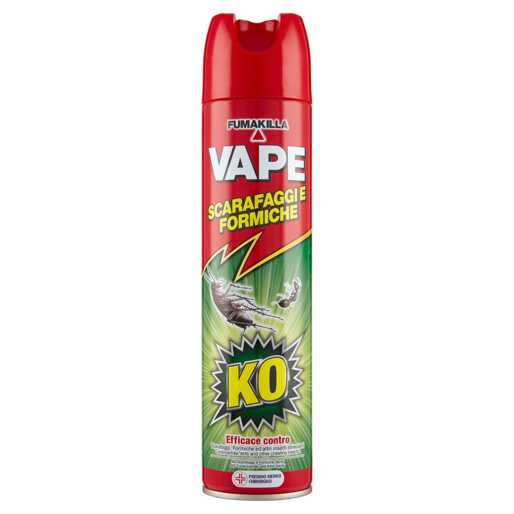 Vape KO2 Insetticida Scarafaggi e Formiche Ml.400