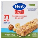 Hero Barrette Light alla Nocciola senza Zuccheri Aggiunti Gr.120 Pz.6
