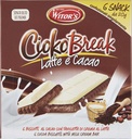 Witor's CiokoBreak Snack Latte e Cacao Senza Olio di Palma Gr.120