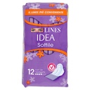 Lines Idea Sottile Ripiegato Assorbenti con Ali Pz.12