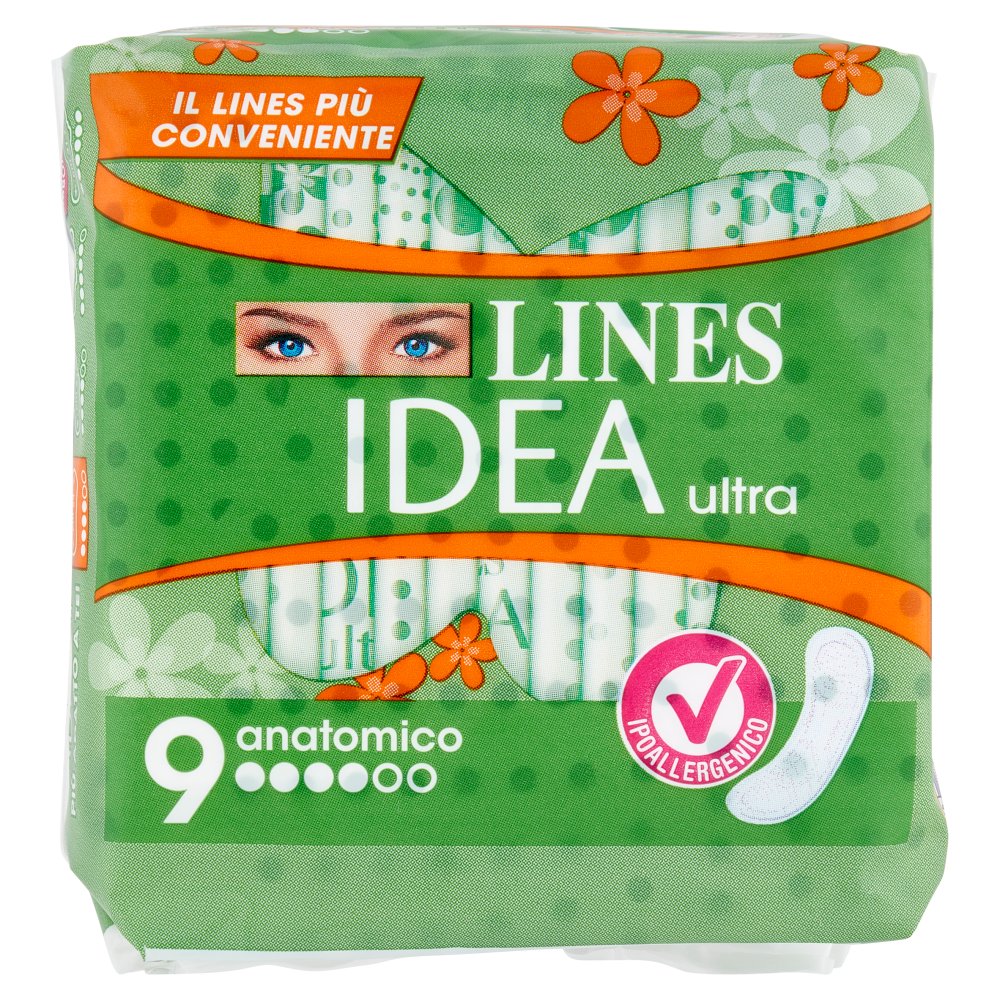 Lines Idea Ultra Assorbenti Anatomici Pz.9