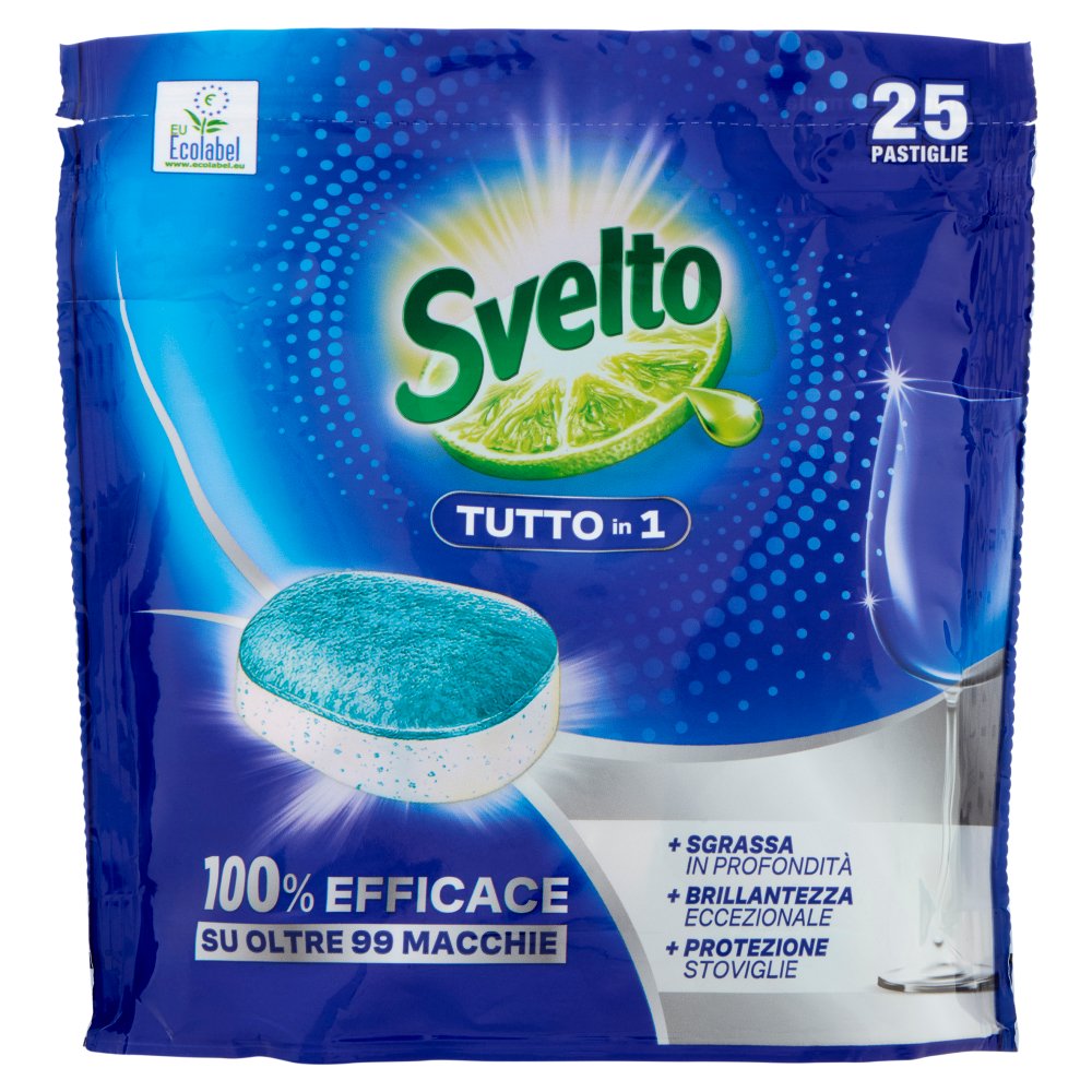Svelto Tabs Lavastoviglie Tutto in 1 Pz.25