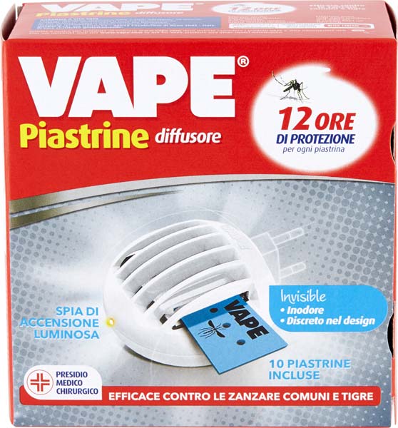 Vape Elettroemanatore con Spina per Piastrine