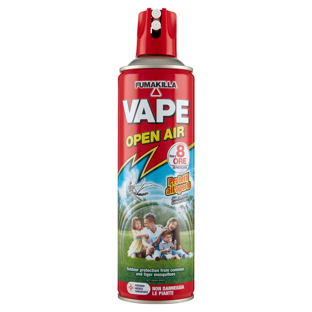 Vape Insetticida Open Air Contro Zanzare Formiche e Piccoli Insetti Ml.500