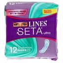 Lines Seta Ultra Anatomico Assorbenti con Ali Pz.12
