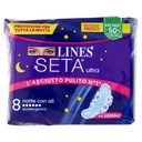 Lines Seta Ultra Notte Assorbenti con Ali Pz.8
