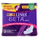 Lines Seta Ultra Lungo Assorbente con Ali Pz.9