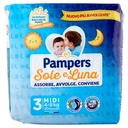 PAMPERS PANNOLINI SOLE&LUNA MID 20 PZ