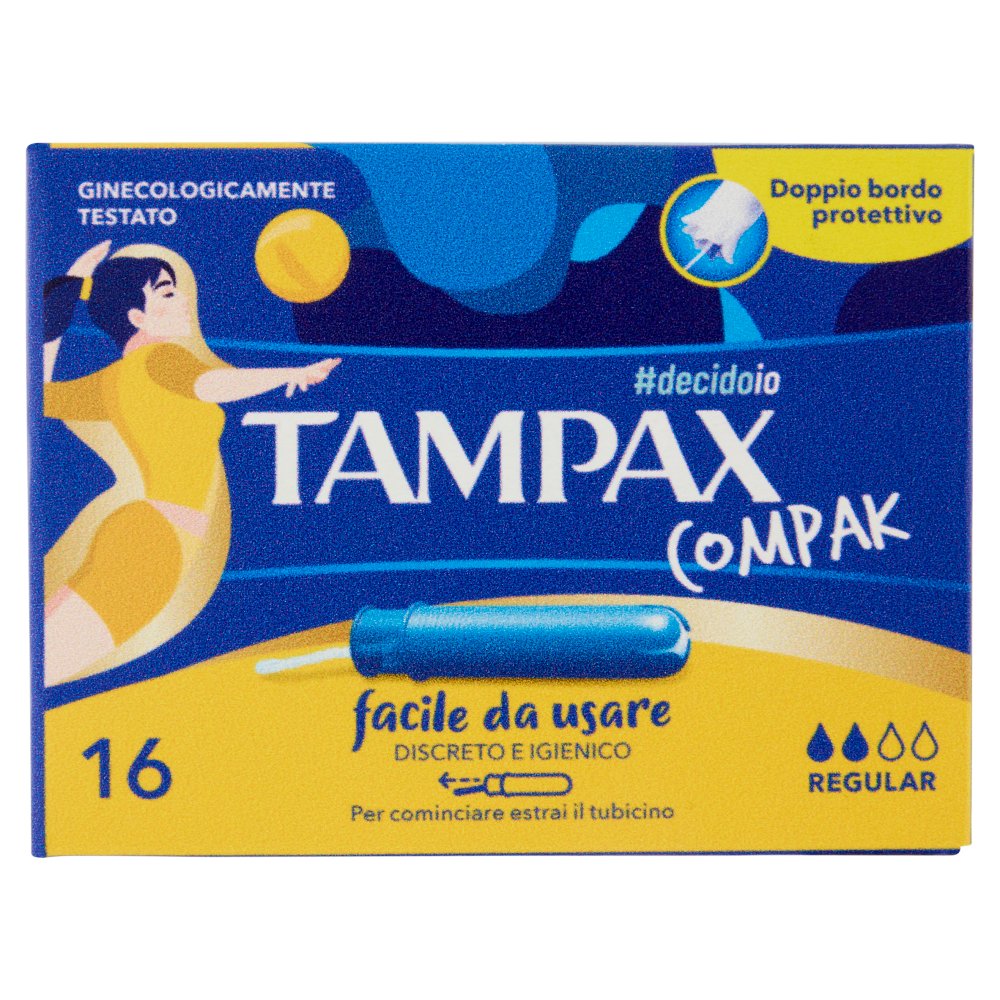Tampax Assorbenti Interni Compak Regular Pz.16