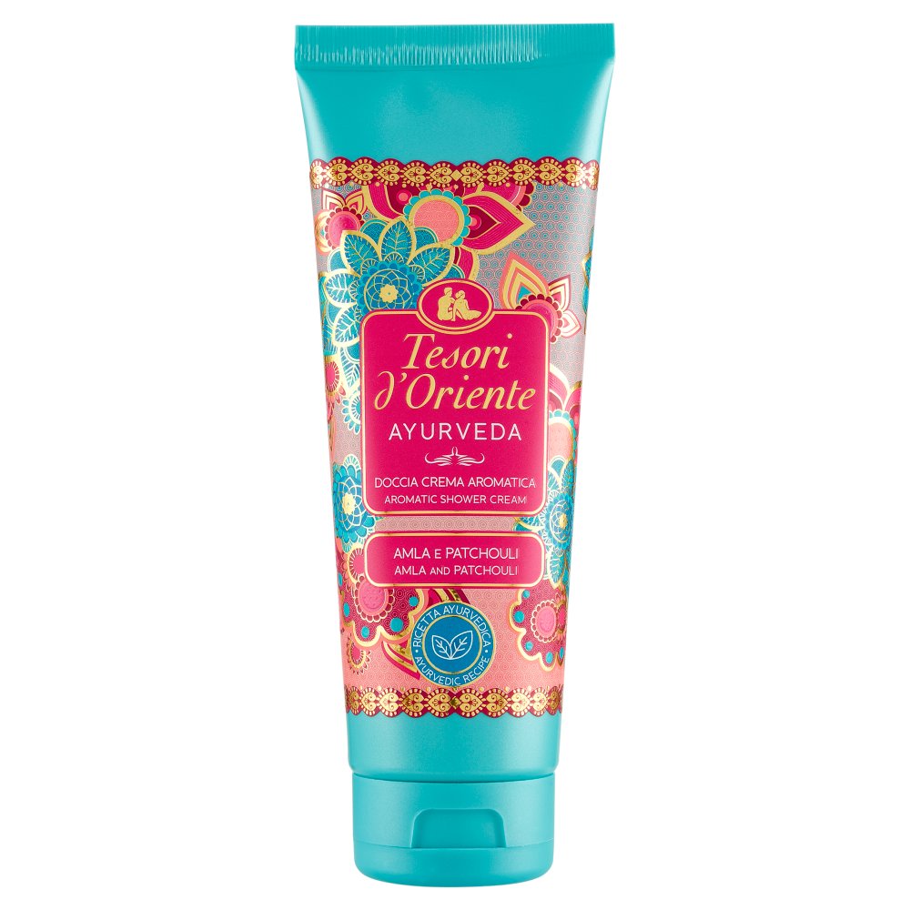 Tesori d'Oriente Doccia Crema Aromatica Ayurveda Amla e Patchouli Ml.250