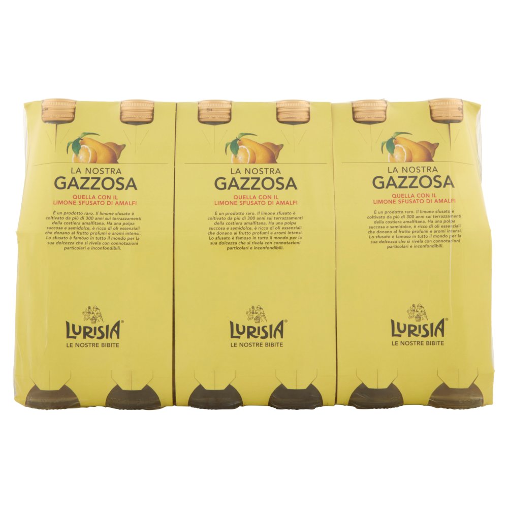 Lurisia la Nostra Gazzosa in Bottiglia di Vetro Ml.275x4