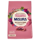 Misura Fibrextra Biscotti con Morbido Ripieno di Frutti di Bosco e Barbabietola Gr.260