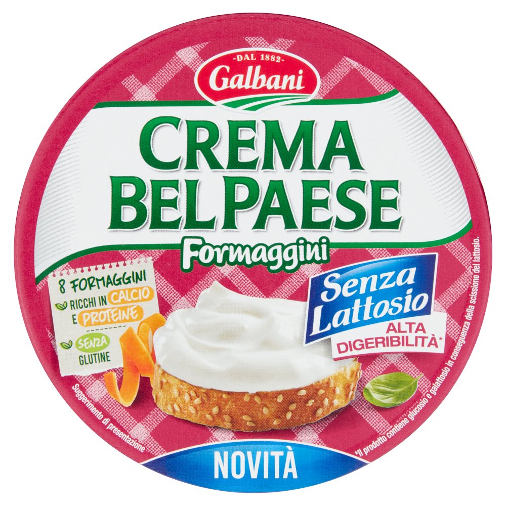 Galbani Crema Bel Paese Formaggini Senza Lattosio Pz.8