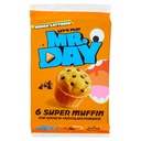 Mr.Day Super Muffin con Pepite di Cioccolato Fondente Pz.6 Gr.300