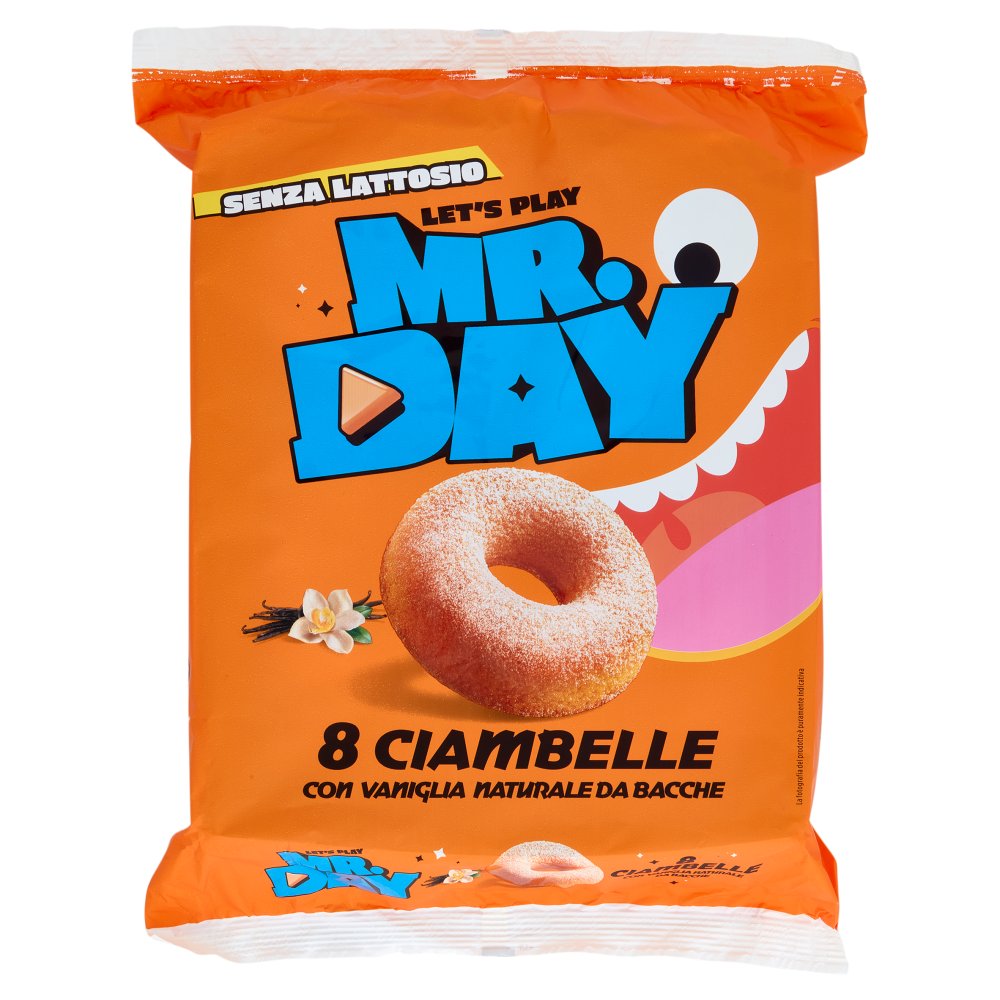 Mr.Day Ciambelle alla Vaniglia Pz.8 Gr.320
