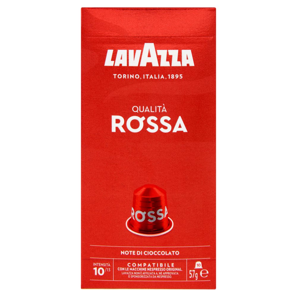 Lavazza Capsule Compatibili Nespresso Original Qualità Rossa Pz.10 Gr.57