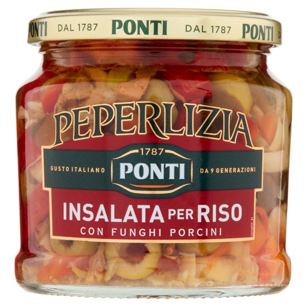 Ponti Peperlizia Insalata Per Riso con Funghi Porcini Gr.350