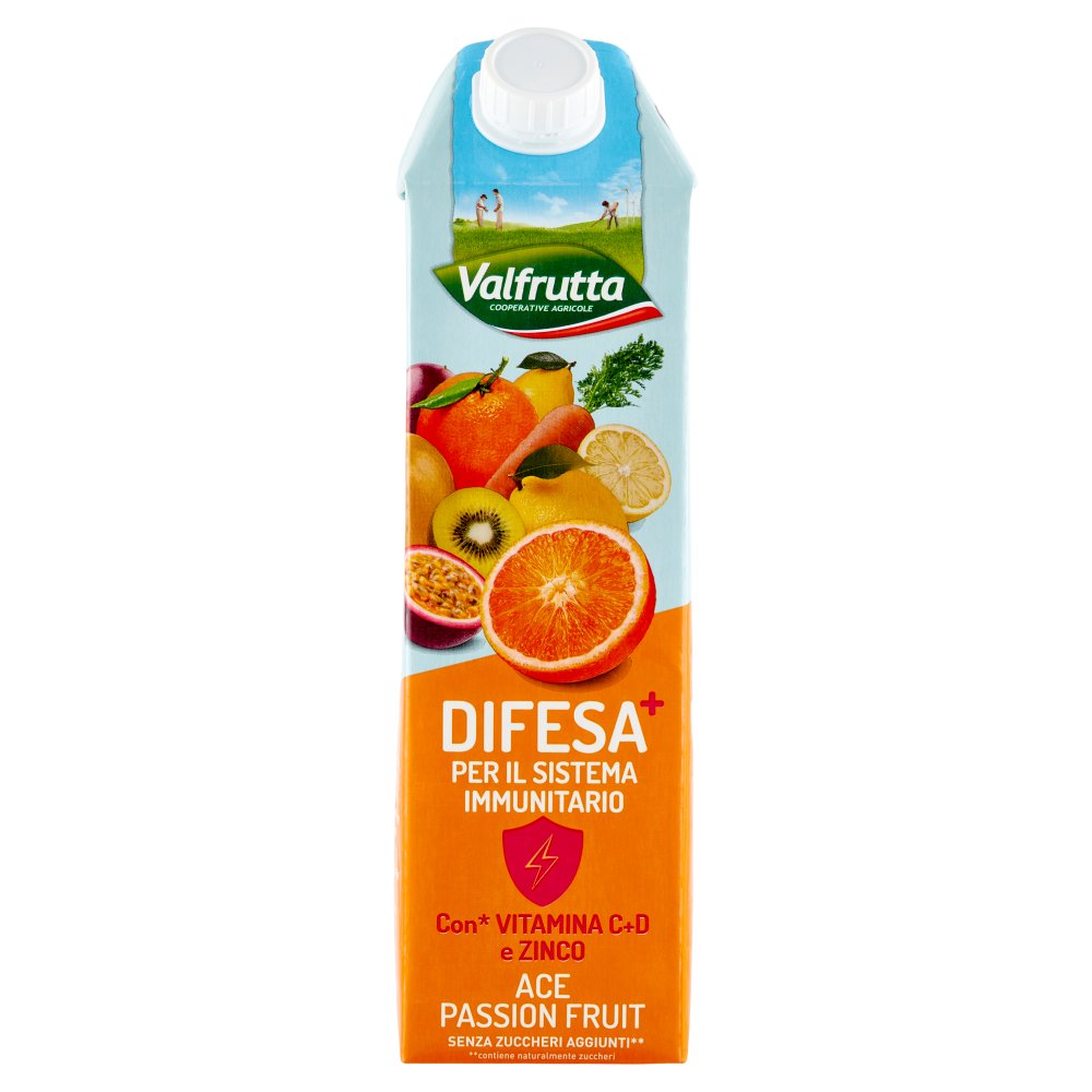 Valfrutta Bevanda Difesa+ Ace e Passion Fruit Lt.1