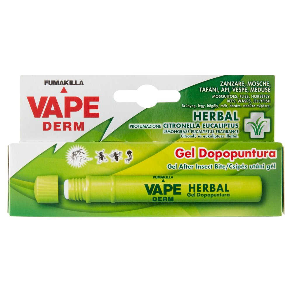 Vape Derm Herbal Stick Gel Dopo Puntura Ml.10