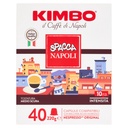 Kimbo Caffè Espresso Napoli Compatibili con le Macchine Nespresso 40 x Gr.5,5