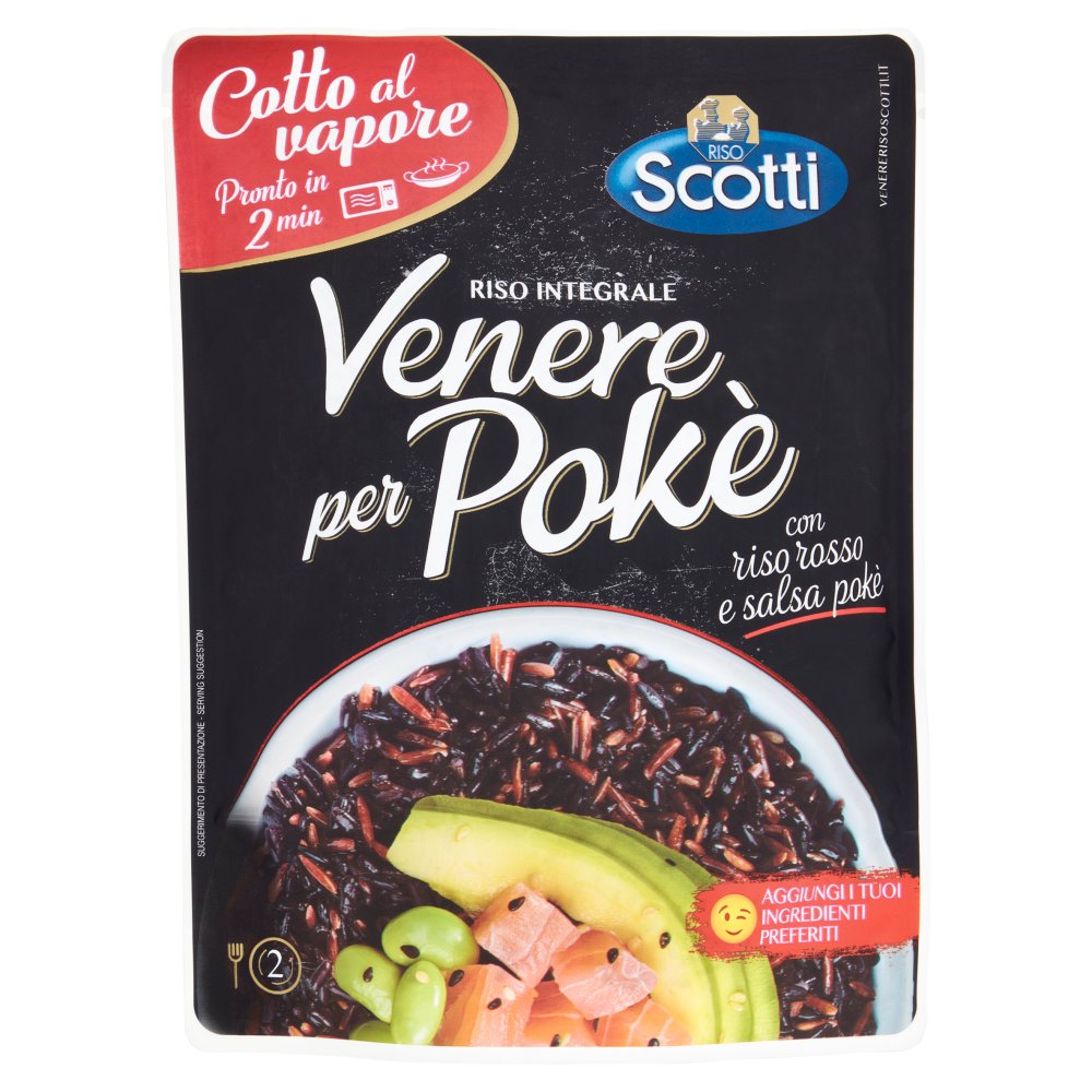 Riso Scotti Rapid Riso Venere e Rosso Integrale con Salsa Pokè Gr. 230