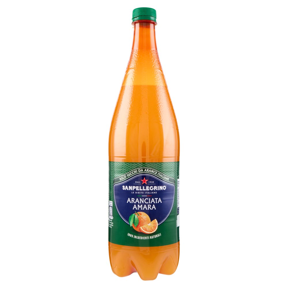 Sanpellegrino Naturali Aranciata Amara Bottiglia Lt.1,2