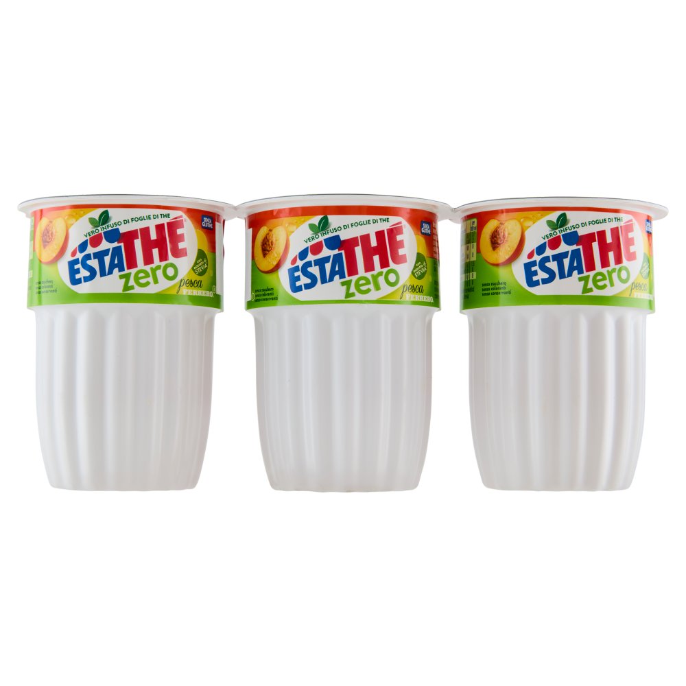Estathé Zero Pesca Bicchiere Pz.3 Ml.200