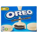 Oreo Banadas Bianco Biscotti con Copertura di Cioccolato Bianco Gr.246