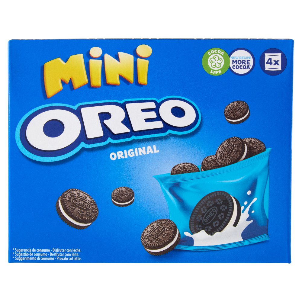 Oreo Mini Piccoli Biscotti con Crema alla Vaniglia Pz.4 X Gr.40