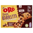 Oro Saiwa Barretta ai Cereali Integrali con Cioccolato e Nocciole Gr.40 Pz.4