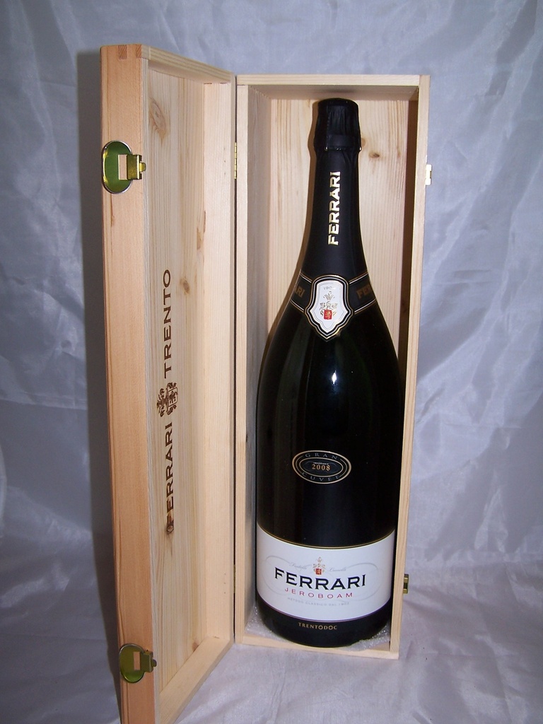 Ferrari Gran Cuvée Brut Trento DOC Jéroboam Cassetta di Legno