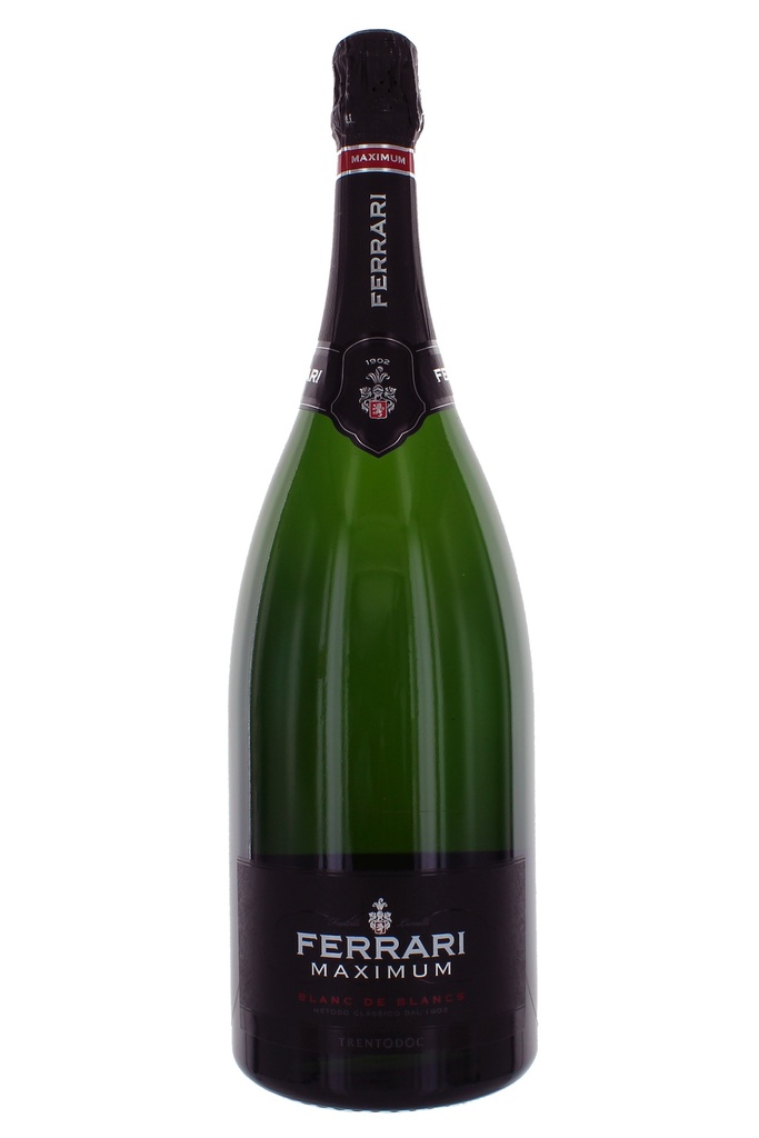 Ferrari Maximum Blanc De Blancs Brut Trento DOC Magnum Cassetta di Legno