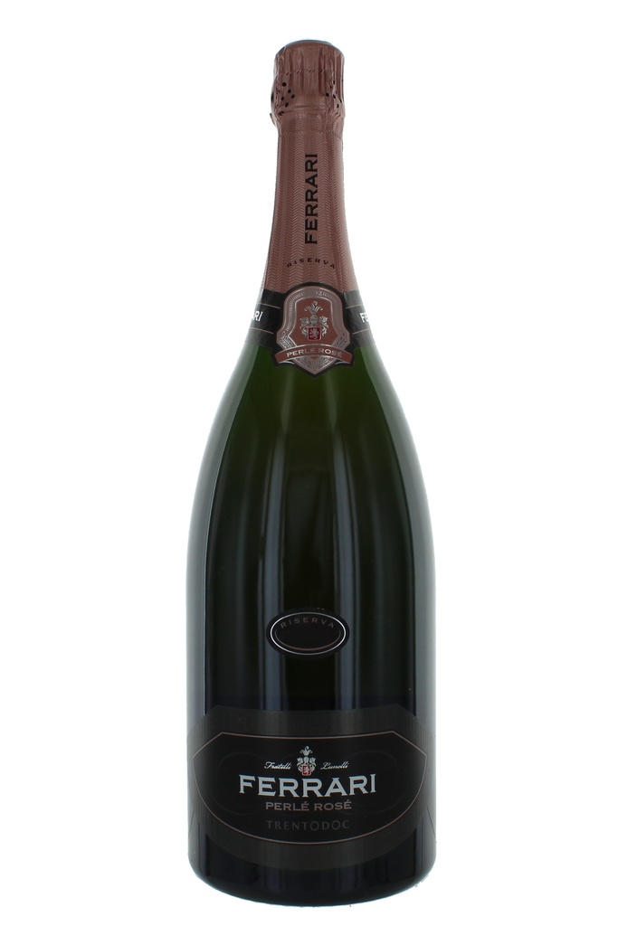 Ferrari Perlé Rosé Riserva Brut Millesimato Trento DOC Magnum Astucciato
