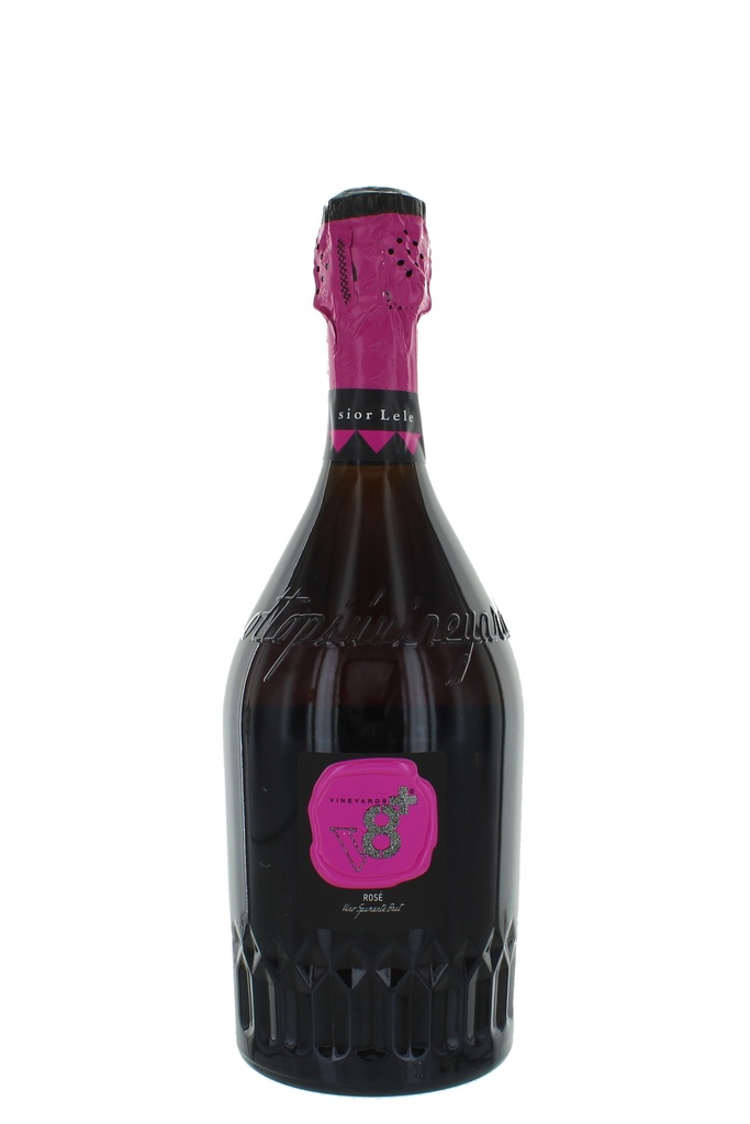 V8+ Vineyards Prosecco Sior Lele Rosé Brut Millesimato Prosecco DOC