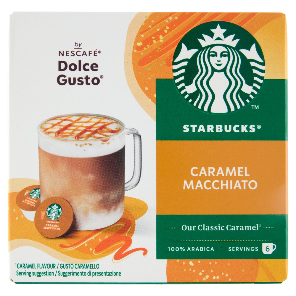 Starbucks Nescafè Dolce Gusto Capsule Caramel Macchiato Pz.12 Gr.127,8