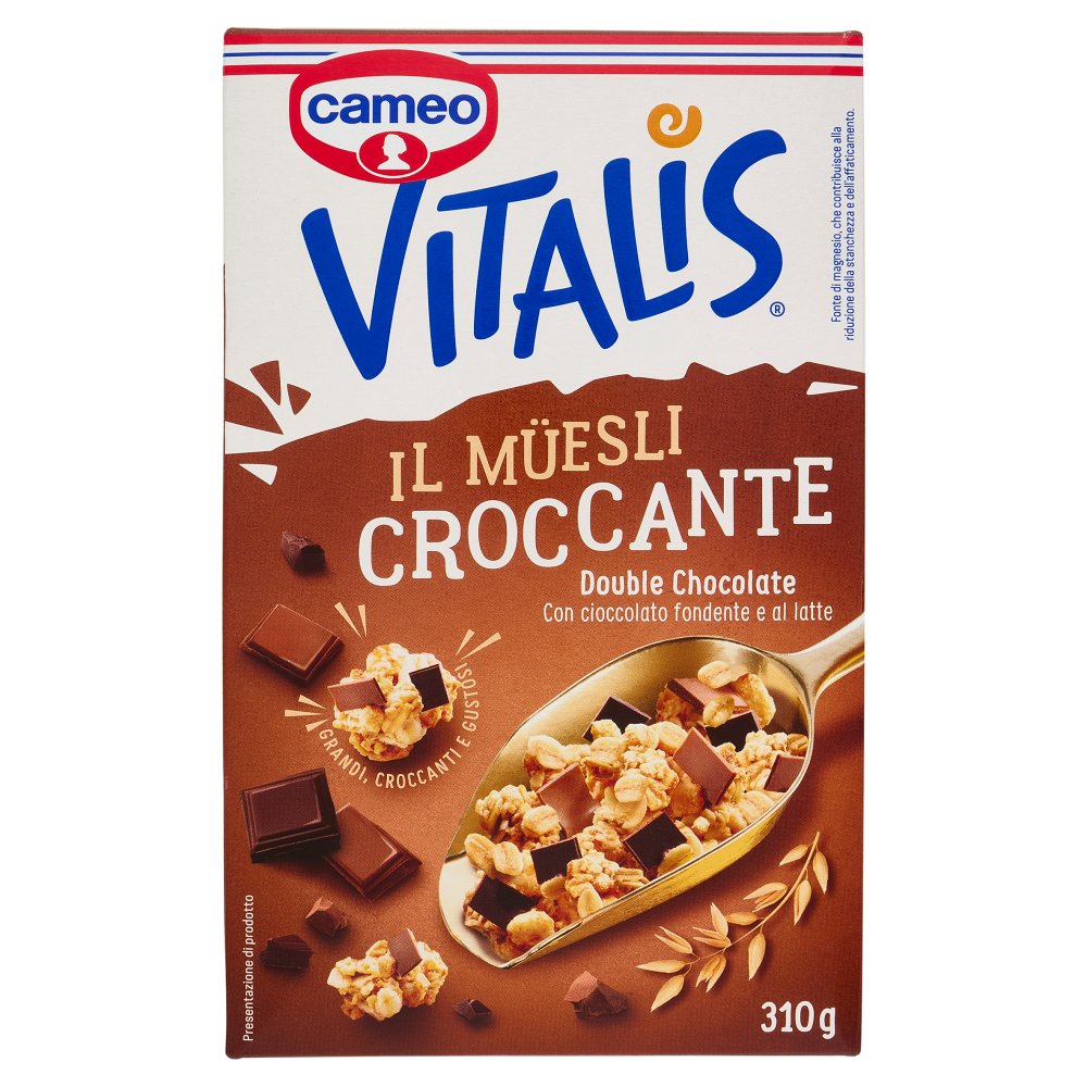 Cameo Vitalis Müesli Croccante Double Chocolate Gr.310