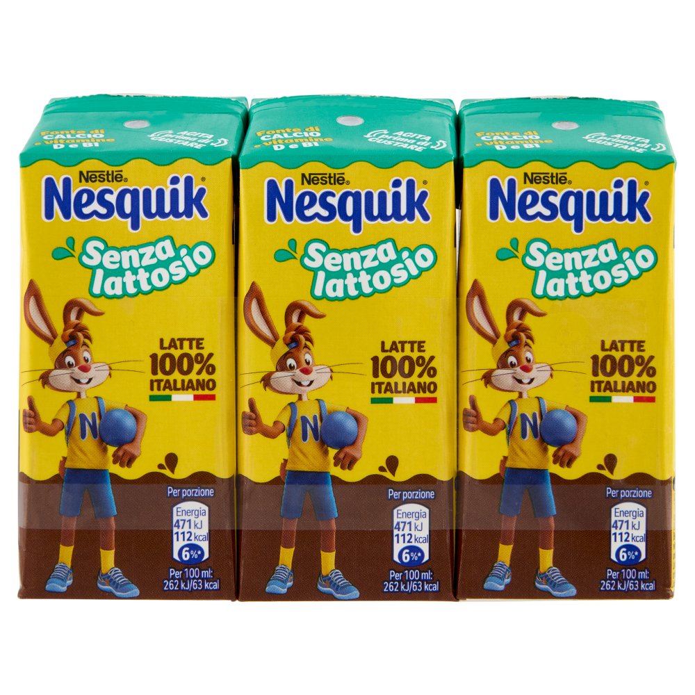 Nesquik Ready To Drink Senza Lattosio Ml.180 Pz.3