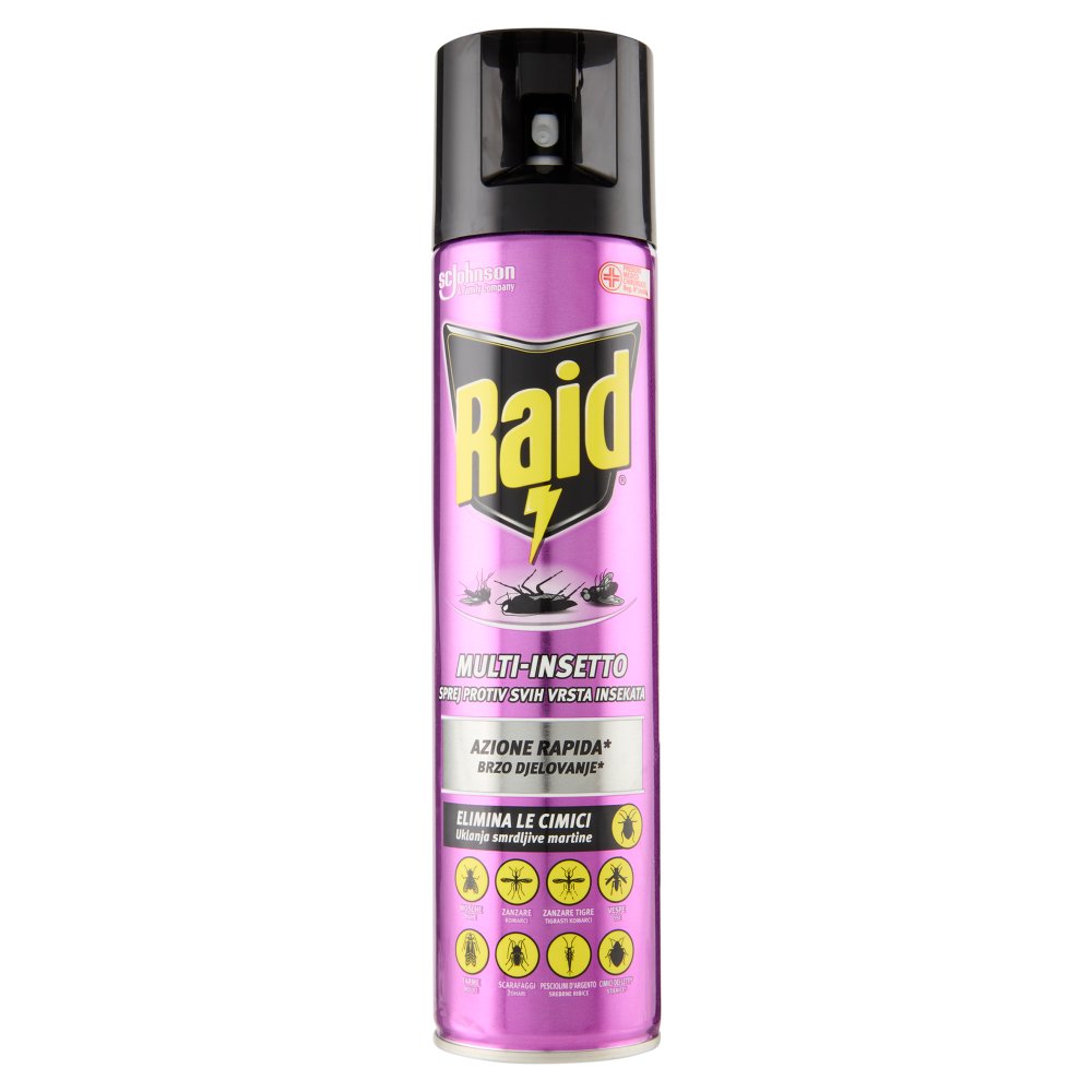 Raid Insetticida Multi Insetto Spray Ml.400