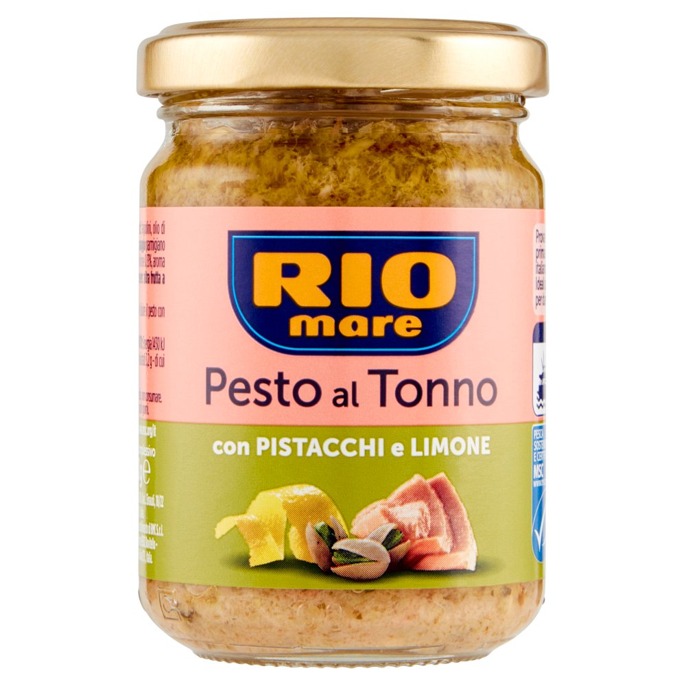 Rio Mare Pesto al Tonno con Pistacchi e Limone Gr.130